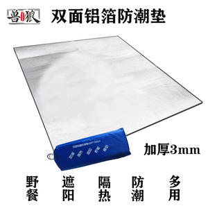 Alfombrilla de aluminio a prueba de humedad, 200cm x 200cm, alfombrilla de EVA para acampar, playa, exterior, ligera, portátil, multiusos - Product Image 3