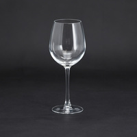 Verre à vin rouge en cristal transparent unique soufflé à la main de haute qualité