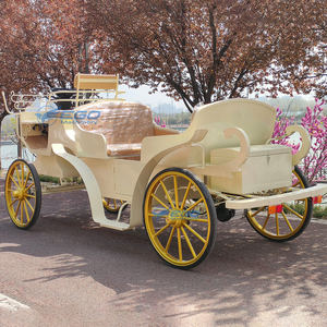 Calèche électrique de luxe classique royale européenne personnalisée blanche haut de gamme pour le tourisme - Product Image 4
