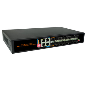 18 Gigabit-Netzwerk SFP-Glasfaser-Ethernet-<span class=keywords><strong>Switch</strong></span> Netzwerk CCTV 18 SFP-Port-Glasfaser-<span class=keywords><strong>Switch</strong></span> für IP-Kamera - Product Image 1