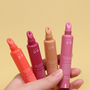 Tubo de bálsamo <span class=keywords><strong>labial</strong></span> blanco vacío con logotipo personalizado, 5ml, 10ml, 15ml, plástico blando de silicona biodegradable con tapa de rosca, cuidado de labios, <span class=keywords><strong>Chapstick</strong></span> - Product Image 3