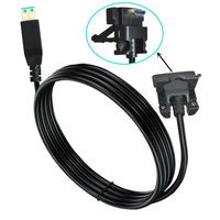 Kabel USB ke HDTV Ingenico 12V Berbahan Tembaga 2 Meter Kompatibel dengan Terminal POS Ingenico CBL296100040
