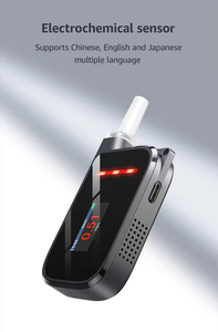 Hot Selling Hochgenauer elektro chemischer Sensor LCD-Atem <span class=keywords><strong>tester</strong></span> Schnellerkennungs-Alkohol detektor mit Batterie USA - Product Image 4