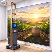 Mesin Printer Dinding UV Mobile LINCJET LC-A2 Harga Pabrik, Printer Label Relief 3D 5D, Mesin Cetak Dinding Portabel untuk Usaha Kecil