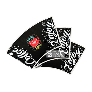 150gsm-350gsm trống giấy ly cà phê <span class=keywords><strong>PE</strong></span> tráng cốc giấy Fan flexography in ấn cho cà phê dùng một lần cốc giấy - Product Image 3