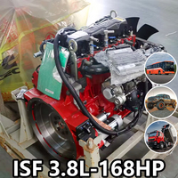 Moteur diesel Cummins ISF2.8 ISF3.8 pour pick-up, 168 CV, norme d'émission V, avec roulement, nouveau moteur complet pour véhicule, à prix réduit