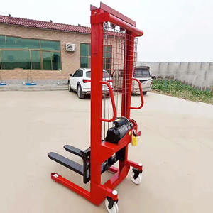 新型2吨半电动堆垛机1吨小型自动叉车轻型可调装卸小型仓储设备 - Product Image 3