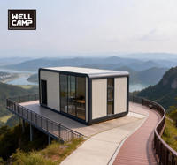 WELLCAMP Cabine Portable Apple : Cuisine, Pod de Camping, Hôtel Préfabriqué, Bureau, Conteneur Détachable, Maison Capsule Mobile, Logement de Resort