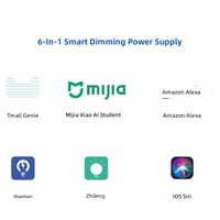 Fuente de Alimentación LED Regulable de 400W 24V, Fuente de Alimentación Conmutada LED con Atenuación Inteligente, IP20, Transformador de Controlador LED para Uso en Interiores