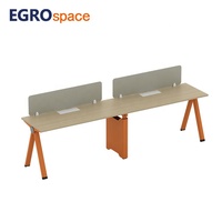 EGROspace – Mobilier de bureau modulaire : cloison de séparation combinée, bureau de coworking extensible pour personnel, poste de travail
