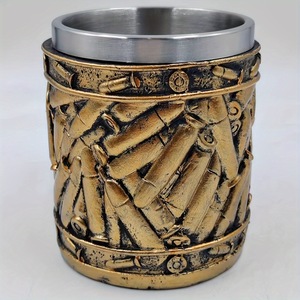 Cross-border Hot Sale Pistol Bullet Beer <b>Mug</b> Stainless Steel Men's Coffee <b>Mug</b> Wine <b>Mug</b> Father's Day Christmas Gift - Product Image 3
