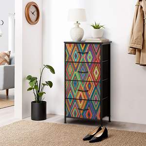 Tocador de <span class=keywords><strong>Talavera</strong></span> mexicana para dormitorio, 4 cajones, organizador de almacenamiento de azulejos de porcelana, muebles de dormitorio, decoración del hogar en Stock - Product Image 1