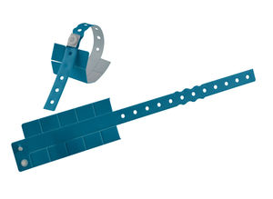 Logotipo personalizado Festival Evento impermeable desechable vinilo plástico PVC pulsera con pestañas - Product Image 6