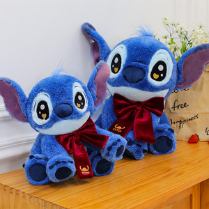 Siêu mềm Stitch búp bê sang trọng Bow Stitch Rag Búp bê nhồi bông đồ chơi gối món quà sinh nhật Comforter ODM tùy chỉnh - Product Image 2