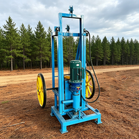 MIKTON MKD-110D 120m Foreuse hydraulique électrique pour puits d'eau, petite, portable, légère et haute efficacité
