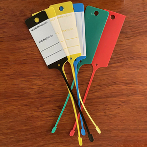 Étiquettes d'identification à verrouillage automatique pour clés ou pièces automobiles, pour l'automobile, le bureau, les pièces de voiture, les porte-clés – Choisissez votre couleur - Product Image 1
