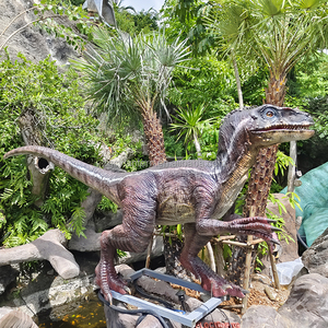 Equipo de Diversión para Ferias, <span class=keywords><strong>Velociraptor</strong></span> Realista de Tamaño Natural, Dinosaurios Animatrónicos Automáticos para Parques - Product Image 4