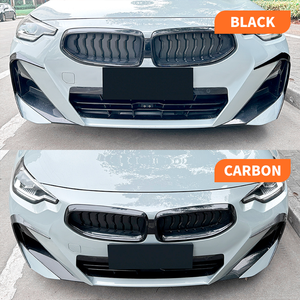 BMW 2 Serisi Coupe G42 M Sport 2022+ için Karbon Fiber Dokulu Ön Hava Menfezi Bıçak Çıkartması Tuning FEIXIAN - Product Image 3
