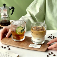 Tasse à café en verre créative résistante à la chaleur, 300 ml