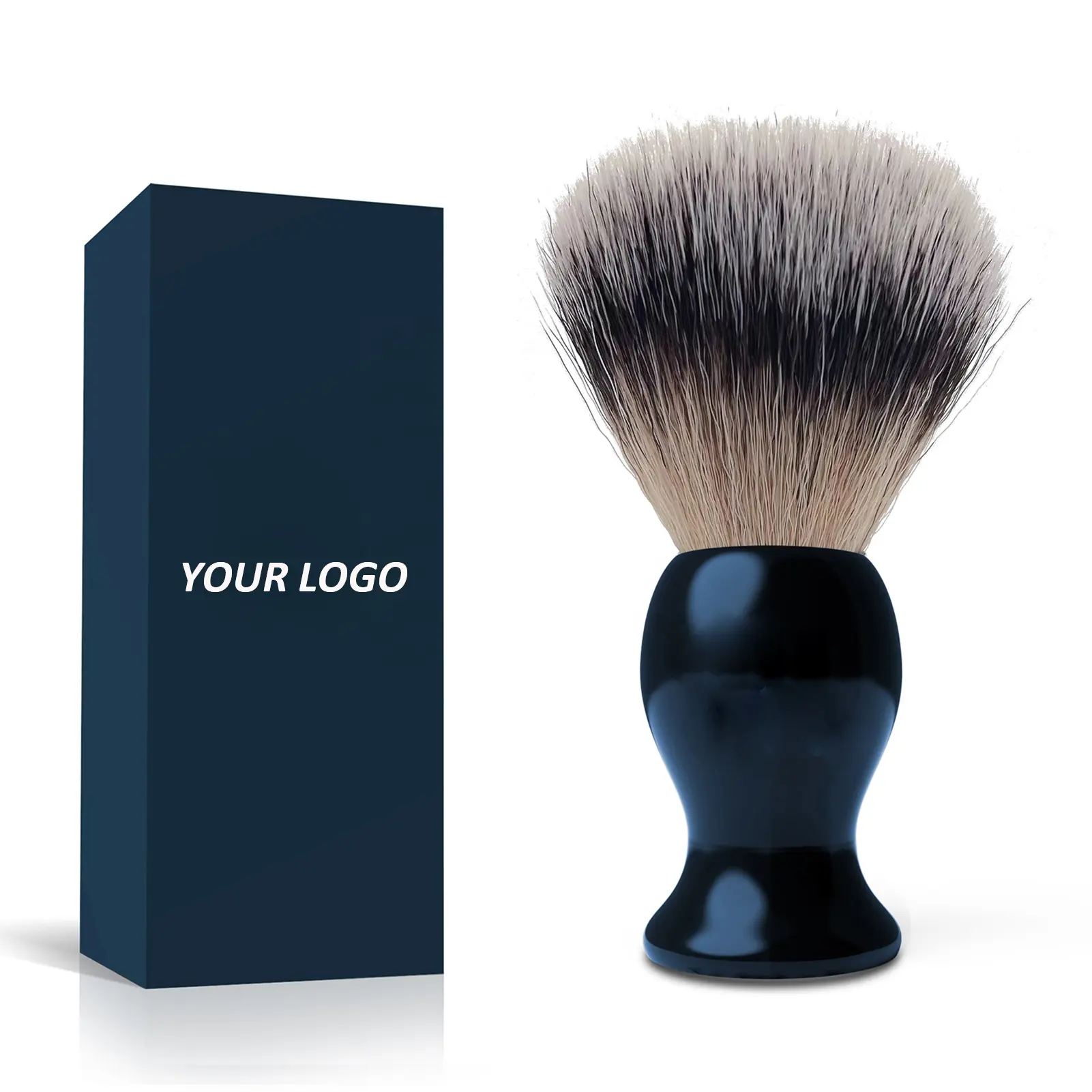 Free Sample Custom Logo Wholesale Synthetic Shaving Brush for Men