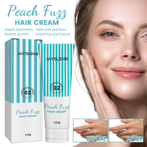 Crema Depilatoria Herbal JAYSUING para Rostro, Labios y Vello Corporal para Mujeres y Hombres, Aroma a Aloe, Depilación Permanente para el Rostro - Product Image 1