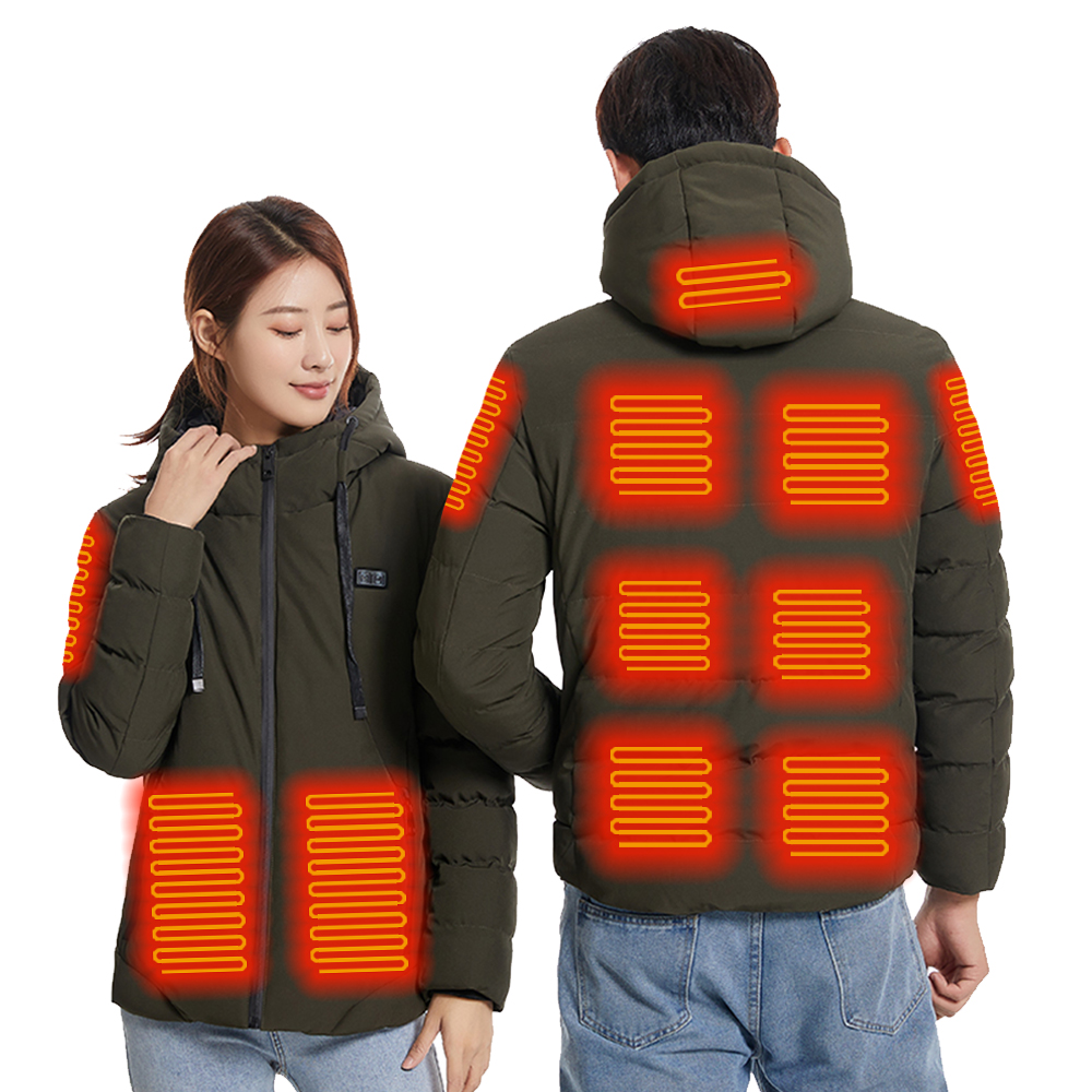 Verwarmd vest, temperatuur met 3 standen, 9/13/17 verwarmingszones