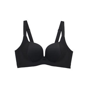 حمالة صدر نسائية T3Aochao لخريف وشتاء بدون أسلاك وبدون آثار لتعديل الثدي، بنمط سادة، كوب 3/4، رفيعة وصغيرة من النايلون لدعم الصدر الكبير - Product Image 6