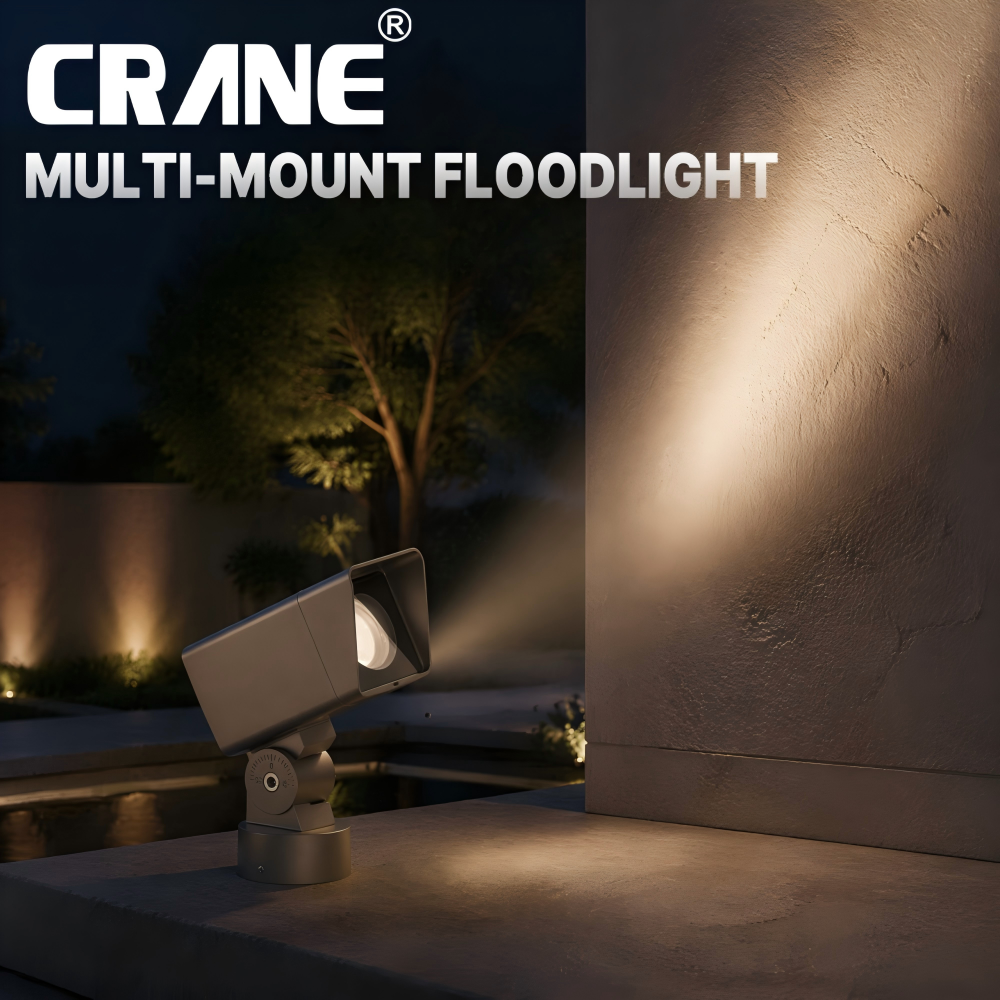 Waterproof IP66 10W/20W/30W LED Landscape Spotlight Adjustable Beam Angle Aluminum Alloy CRI 90 50000 Hours Lifespan AC 85-265V