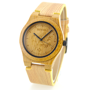 Montres à quartz pour hommes avec bracelet en cuir PU Grande vente à prix réduit Bracelet de <span class=keywords><strong>montre</strong></span> ceinture élégant pour hommes - Product Image 6