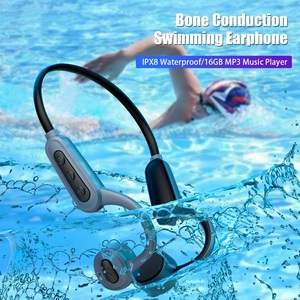 Casque de natation étanche IPX8, conduction osseuse, Bluetooth 5.0, écouteurs <span class=keywords><strong>sans</strong></span> <span class=keywords><strong>fil</strong></span>, <span class=keywords><strong>lecteur</strong></span> audio <span class=keywords><strong>MP3</strong></span> 16 Go, écouteurs de sport - Product Image 3