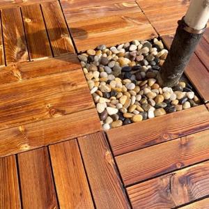 Suelo de Madera para Exteriores, Patio, Terraza, Balcón, con Sistema de Encaje, Anticorrosión, Resistente al Agua, Decoración DIY - Product Image 4