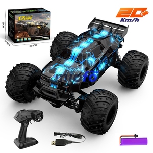 1:14 Scale Four-Wheel Drive High-speed Truck with Bumpers Shock Absorber All-terrain <b>Off</b>-<b>road</b> 20KM/H Vehicle Racing <b>Car</b> - Product Image 5