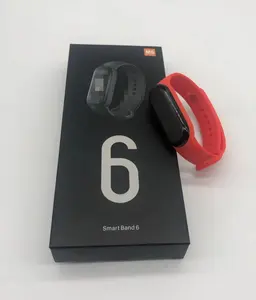 Penjualan laris gelang pintar olahraga Mi band M6 gelang kebugaran reloj inteligente jam tangan pintar 6 Band M6 untuk iphone android