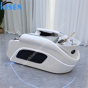 Kisen Shampoo Automatic Massage <b>Bed</b> Hair Washing Chair Beauty Salon Electric Furniture Head Spa Water Circulation - Product Image 5