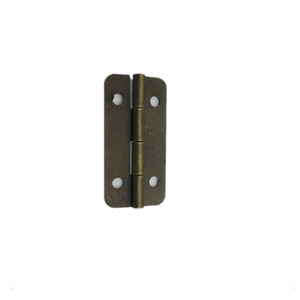 Bisagra de hierro Guanyan de 38x18x0.8 mm, chapada en bronce, para cajas de madera y muebles. - Product Image 1