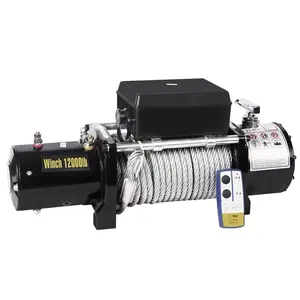 12V 9500lbs winch OEM 4x4 all'ingrosso 9500lbs con corda sintetica 4x4 accessori Offroad verricello elettrico