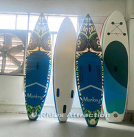 Planche à pagaie SUP gonflable souple en PVC personnalisée avec siège de kayak pour les jeux aquatiques en mer