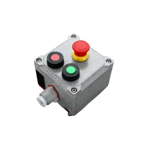 Caja de botón de parada de emergencia de alta calidad, interruptor de botón pulsador a prueba de explosiones 2H 3H 4H
