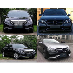 Per <span class=keywords><strong>Mercedes</strong></span> <span class=keywords><strong>Benz</strong></span> Classe <span class=keywords><strong>E</strong></span> W212 2014 2015 2016: Kit Esterno Completo AMG E63 - Paraurti Anteriore, Griglia, Diffusore <span class=keywords><strong>e</strong></span> Minigonne Laterali in Materiale PP - Product Image 3