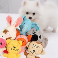 Jouets à mâcher couineurs pour chiens, jouet en peluche sonore pour animaux de compagnie, pour la propreté des dents des chiots, jouets interactifs amusants et indestructibles pour chiens