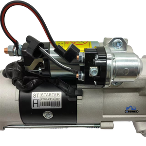 Motor de arranque 2206-2412 para piezas de maquinaria de construcción de excavadora D6D 24V - Product Image 1