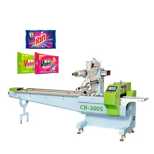 Food Candy Cookies Bread Biscuit Bakery Vegetables Flow Wrapping Packing Machine Automatic