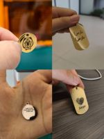 Machine de gravure laser Atomstack P1 Mini 5w Diode 1.2W Infrarouge Double Support de bureau QR Code/Logo/Texte/Image Gravure