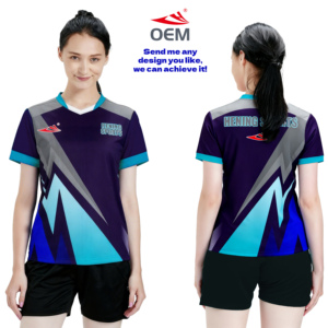 Camisas sublimadas para correr, ropa de entrenamiento femenina, pantalones cortos de Jersey para mujer, ropa de bádminton, tenis de mesa, pádel, voleibol, ropa deportiva - Product Image 2