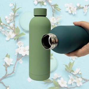 BPA-vrije gepersonaliseerde logo draagbare schoolwaterfles van roestvrij staal, thermisch geïsoleerde bulk tumblerfles van metaal voor volwassenen en kinderen - Product Image 6