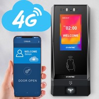 Lecteur de contrôle d'accès CT10 étanche 4G GPS QR RFID NFC avec SDK Cloud HTTPS, système de contrôle d'accès et de gestion du temps en temps réel