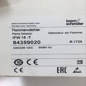 เครื่องตรวจจับเปลวไฟ Kromschroeder IFW 15 T 220 240 VAC 50 60 Hz สำหรับใช้งานในอุตสาหกรรม - Product Image 2