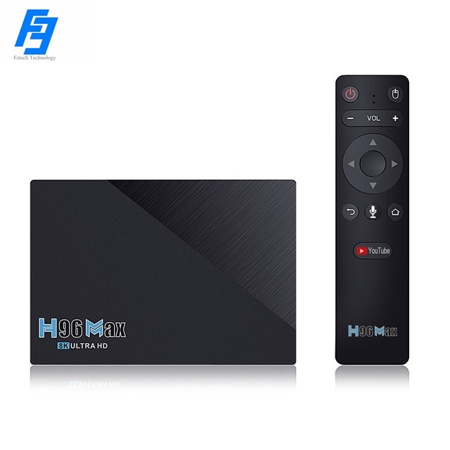 2026 New Item Android 11.0 TV Box RK3566 Chip H96 MAX 2.4G/5G WiFi BT4.0 1000M Fast Speed Voice 4GB/32GB 8K Resolution