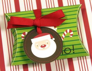 Cheap Customized Paper <strong>Pillow</strong> Personalized Merry <strong>Christmas</strong> Chocolate Candy Box Packaging for Gifts - Product Image 3