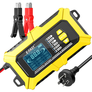 E-FAST Testador e Carregador de Bateria de Chumbo Ácido 2 em 1 12v 6a com Parada Automática para Carro e Moto - Product Image 2